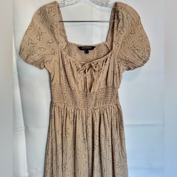 Disturbia Tabitha Gothic Grunge Punk Fairy Whimsigoth Floral Chiffon Ruched Sz 4 - Picture 3 of 8